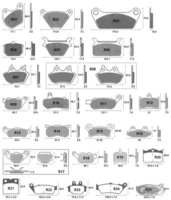 236076 - SBS Rear Sinter street brake pads 668LS