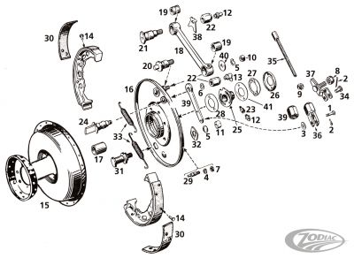 236999 - Samwel Front brake operating lever