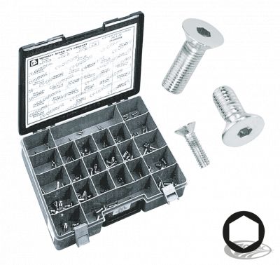 238225 - Midwest 10pck Flat head socket 10-24x3/4