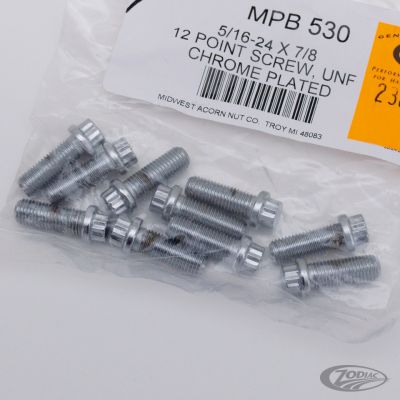 238274 - Midwest 10pck 12-point screw 5/16-24x7/8