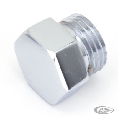 238858 - COLONY chrome timing/oil tank plug 5/8hx