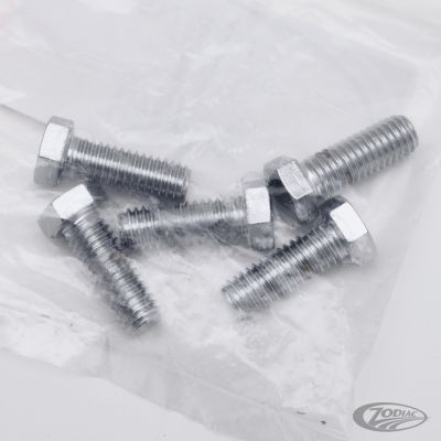 239322 - Midwest 5pck Chr. hex head screws 7/16-14x1 1/4