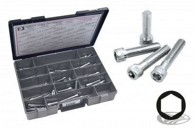 239368 - Midwest 5pck Chrome Allen screws 1/2-20x1 3/4