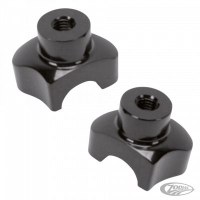 241617 - GZP Blk shorty risers 1.7" straight