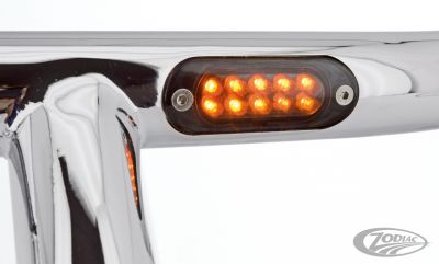 245283 - GZP CHR 6" T-Bar TBW smoke LED marker lg