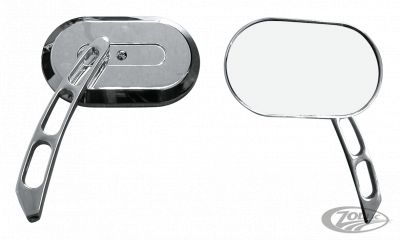 270277 - GZP Chrome HD style oval mirror pair