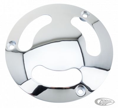 301020 - GZP Vented chrome 3-hole derby cover