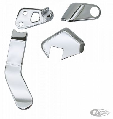 302060 - GZP Chr Passenger brckt & cover set FXD