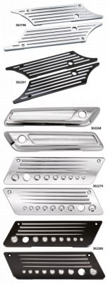 302198 - GZP Chr billet latch covers FLH/T93-13