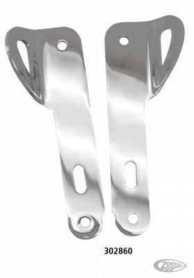 302860 - GZP chr tie-down bracket kit FLH/T14-UP