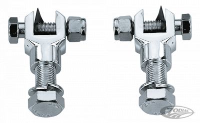 346179 - GZP Chrome footpeg supports w/hardwar