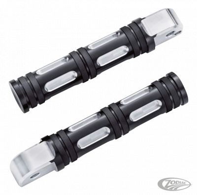 351005 - GZP Black edge cut passenger footpegs