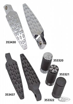 353435 - GZP Argyle straight footpegs Chrome