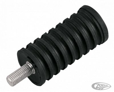357013 - GZP Shifter peg w/long stud black rubber