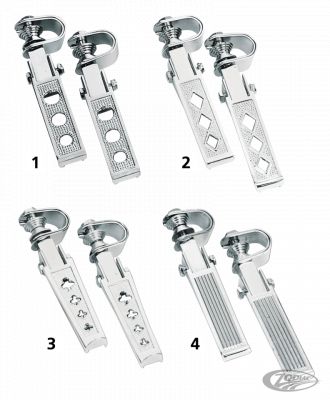 361002 - GZP Folding custom pegs W/clamp Holly