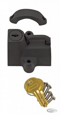 370049 - GZP Matt black Helmet lock and key kit