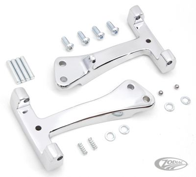 710333 - V-Twin Passenger board supports chrome FXD06-17