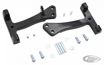710509 - V-Twin Passenger board supports black FXD06-17