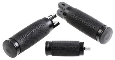 717862 - CULT WERK Foot Pegs DR Racing Black ST18-Up RH21-U