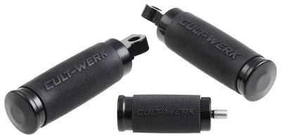 717863 - CULT WERK Foot Pegs DR Racing Black STD Male Mount