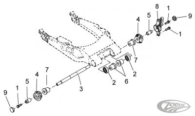 723018 - Eastern Pivot bearing FXD06-17, set of 2