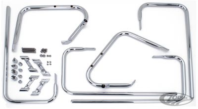 724348 - V-Twin Saddlebag Chrome Guard Kit FLH/T97-08