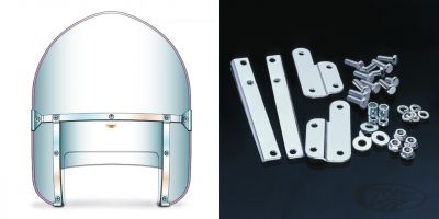 730944 - National Cycle Beaded H-Duty 49-59 style clear