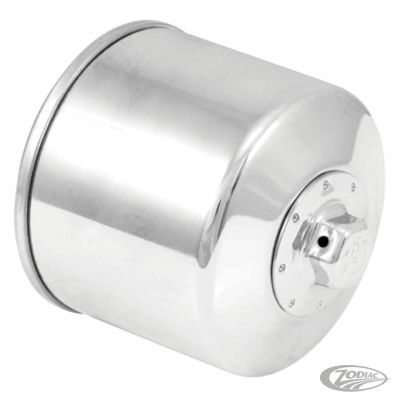 733822 - K&N Chrome Wrench-off Oil filter short