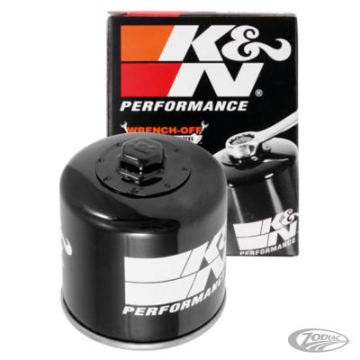 733824 - K&N Black Wrench-Off Oil filter Buell