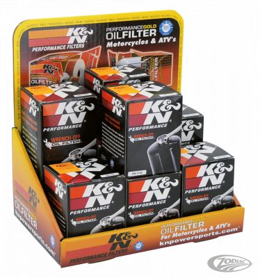 733825 - K&N counter display w/11 oil filters