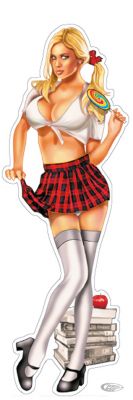 734331 - LeThaL ThReaT Mini Decal School Babe