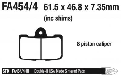 734782 - EBC-HH Buell 09-upXB12 1125R08-up FR pa
