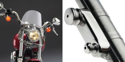 735313 - National Cycle Switchblade Deflector Clear kit 41mm for