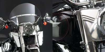 735315 - National Cycle Switchblade Chopped Clear kit 41mm forks