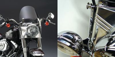 735321 - National Cycle Switchblade Deflector Clear kit 41mm for