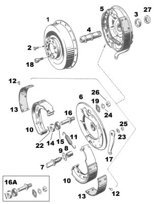 735564 - Samwel Rear Axle Sleeve Nut Chrome BT30-57