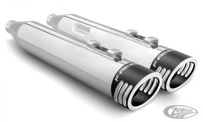 735728 - FREEDOM RACING SLIP-ONS CHR BLK TIPS FLH/T95-16