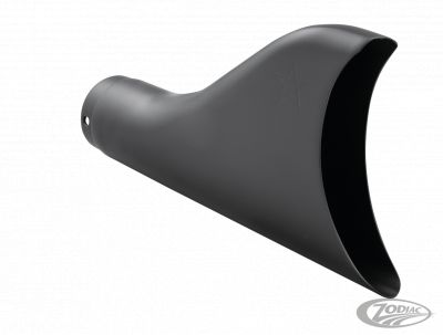 736070 - FREEDOM Sharktail pitch black end cap 2.125"