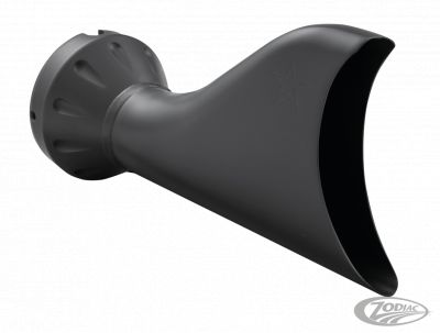 737339 - Blk Freedom Sharktail end cap 4" muffler