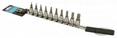 740580 - CruzTools Allen Bit Sockets Inch 10Pcs