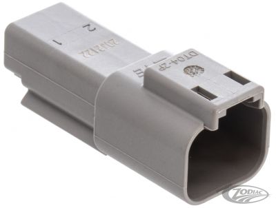 741500 - DEUTSCH 2 Pole grey pin housing