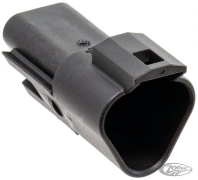 741507 - DEUTSCH 3 Pole black pin housing