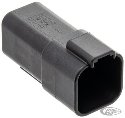 741519 - DEUTSCH 6 Pole black pin housing