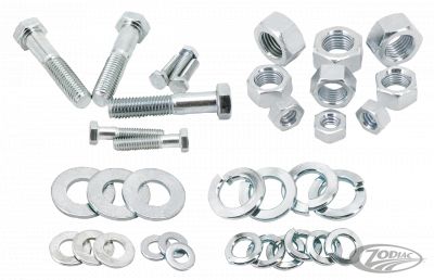 742084 - GZP 10pck hex bolt 1/4-28x1" zinc