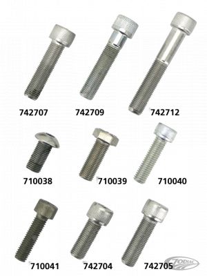742704 - COLONY 10pck allen bolt 3/8-24x1" UNF zinc