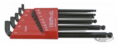 742826 - Eklind Stubby Ball Allen wrenches Inch 13Piece