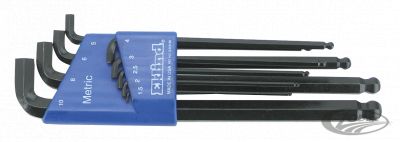 742827 - Eklind Stubby Ball Allen wrenches Metric 9Piece