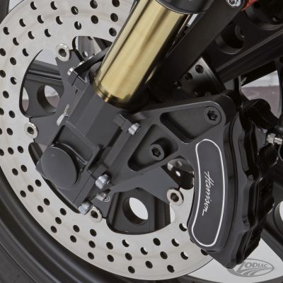 744629 - GZP Black caliper brckt f/Ohlins LH 00-up OE