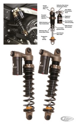 744817 - PROGRESSIVE PS 970 black shocks 12