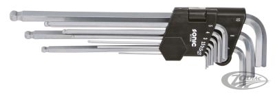 745628 - SONIC Ball end hex key set extra long 10Pc Met